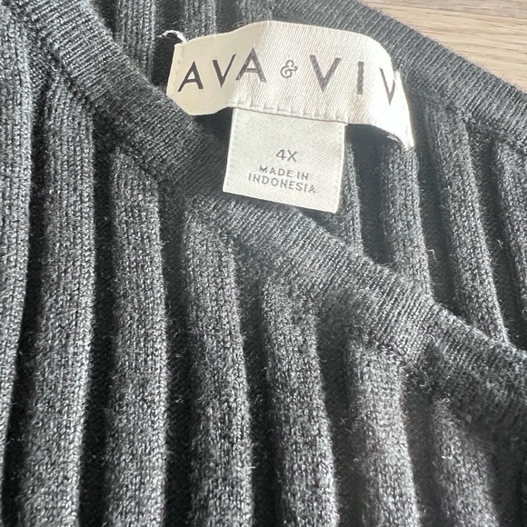 ☀️NWT Ribbed One Shoulder Top Size 4X - Picture 6 of 6